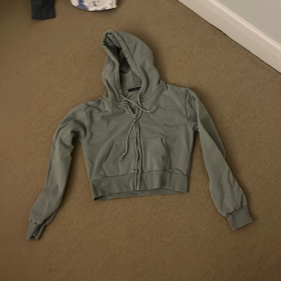 Brandy Melville cropped zip up - Picture 1 of 1